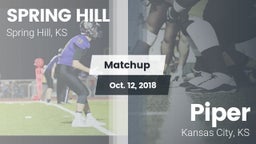 Matchup: Spring Hill High vs. Piper 2018