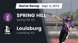Recap: SPRING HILL  vs. Louisburg  2019