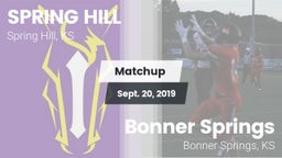 Matchup: Spring Hill High vs. Bonner Springs  2019