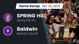 Recap: SPRING HILL  vs. Baldwin  2019