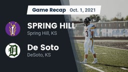 Recap: SPRING HILL  vs. De Soto  2021