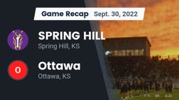 Recap: SPRING HILL  vs. Ottawa  2022