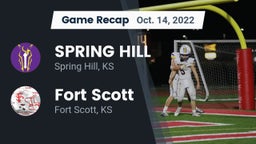 Recap: SPRING HILL  vs. Fort Scott  2022
