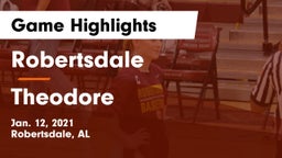 Robertsdale  vs Theodore  Game Highlights - Jan. 12, 2021