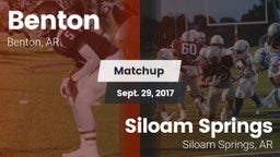 Matchup: Benton  vs. Siloam Springs  2017