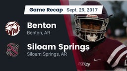 Recap: Benton  vs. Siloam Springs  2017