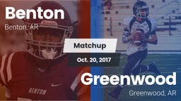 Matchup: Benton  vs. Greenwood  2017