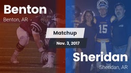Matchup: Benton  vs. Sheridan  2017
