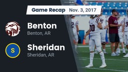 Recap: Benton  vs. Sheridan  2017