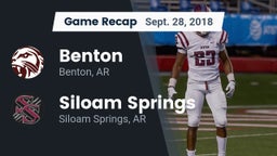 Recap: Benton  vs. Siloam Springs  2018
