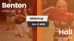 Matchup: Benton  vs. Hall  2018