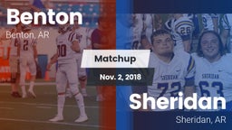 Matchup: Benton  vs. Sheridan  2018