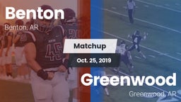 Matchup: Benton  vs. Greenwood  2019