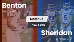 Matchup: Benton  vs. Sheridan  2019