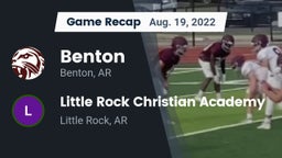 Recap: Benton  vs. Little Rock Christian Academy  2022