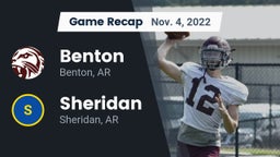 Recap: Benton  vs. Sheridan  2022