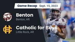 Recap: Benton  vs. Catholic  for Boys 2023