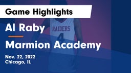 Al Raby  vs Marmion Academy  Game Highlights - Nov. 22, 2022