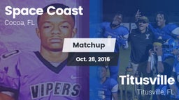 Matchup: Space Coast High vs. Titusville  2016