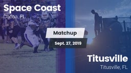 Matchup: Space Coast High vs. Titusville  2019