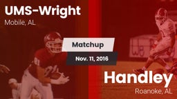 Matchup: UMS-Wright Prep vs. Handley  2016