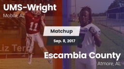 Matchup: UMS-Wright Prep vs. Escambia County  2017