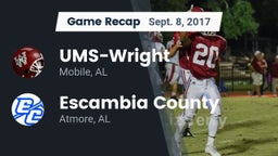 Recap: UMS-Wright  vs. Escambia County  2017