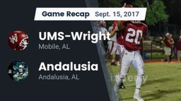 Recap: UMS-Wright  vs. Andalusia  2017