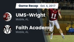 Recap: UMS-Wright  vs. Faith Academy  2017