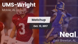 Matchup: UMS-Wright Prep vs. Neal  2017
