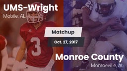 Matchup: UMS-Wright Prep vs. Monroe County  2017