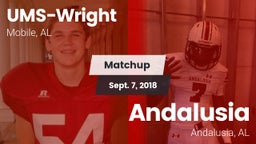 Matchup: UMS-Wright Prep vs. Andalusia  2018