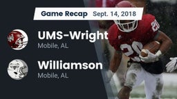 Recap: UMS-Wright  vs. Williamson  2018