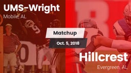 Matchup: UMS-Wright Prep vs. Hillcrest  2018