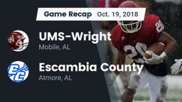Recap: UMS-Wright  vs. Escambia County  2018