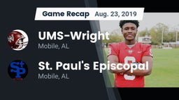 Recap: UMS-Wright  vs. St. Paul's Episcopal  2019