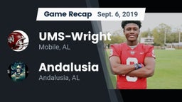 Recap: UMS-Wright  vs. Andalusia  2019