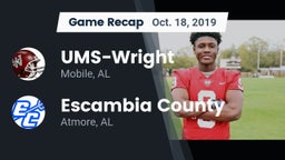Recap: UMS-Wright  vs. Escambia County  2019