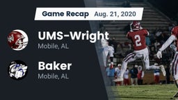 Recap: UMS-Wright  vs. Baker  2020