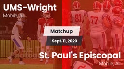 Matchup: UMS-Wright Prep vs. St. Paul's Episcopal  2020