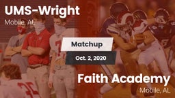 Matchup: UMS-Wright Prep vs. Faith Academy  2020