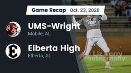 Recap: UMS-Wright  vs. Elberta High  2020