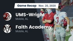 Recap: UMS-Wright  vs. Faith Academy  2020