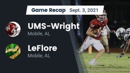 Recap: UMS-Wright  vs. LeFlore  2021