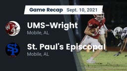 Recap: UMS-Wright  vs. St. Paul's Episcopal  2021