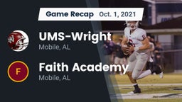 Recap: UMS-Wright  vs. Faith Academy  2021