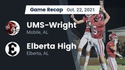 Recap: UMS-Wright  vs. Elberta High  2021