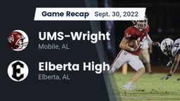 Recap: UMS-Wright  vs. Elberta High  2022