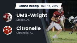 Recap: UMS-Wright  vs. Citronelle  2022