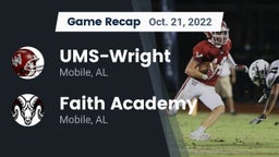 Recap: UMS-Wright  vs. Faith Academy  2022